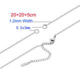 1.2mm-20+20+5 扁十字链100条 A50-1X100 柒珠网 铜新款