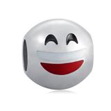 钛钢EMOJI珠子 AA708S 柒珠网 钛钢大孔珠