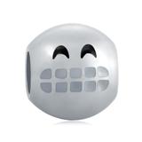 钛钢EMOJI珠子 AA712S 柒珠网 钛钢大孔珠