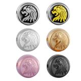 钛钢1.5mm孔狮子头串珠 AA819 柒珠网 其它配件