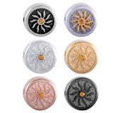 钛钢1.5mm孔太阳串珠 AA823 柒珠网 其它配件