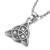 Celtic Knot护身符钛钢男士吊坠 AAT842-1 柒珠网 钛钢男士饰品