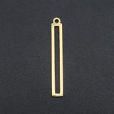 5个/包不锈钢几何耳环饰品配件 LA139X5 柒珠网 特价小吊坠