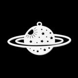 5个/包不锈钢饰品星球吊坠 LA356-1X5 柒珠网 特价小吊坠