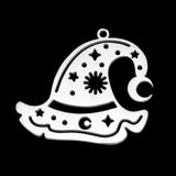 5个/包不锈钢星星月亮太阳魔法帽吊坠配件 LA696-1X5 柒珠网 特价小吊坠
