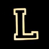 5个/包不锈钢金色字母A-Z吊坠配件 LA717-LX5 柒珠网 特价小吊坠