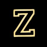 5个/包不锈钢金色字母A-Z吊坠配件 LA717-ZX5 柒珠网 特价小吊坠