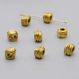 15个/包锌合金diy金色间隔珠串珠 LM040-2X15 柒珠网 特价小吊坠
