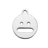 10个/包钛钢全抛光切割配件 T097 柒珠网 Emoji吊坠