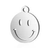 10个/包钛钢全抛光切割配件 T100 柒珠网 Emoji吊坠