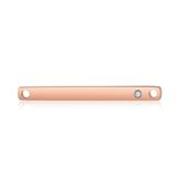 3个/包不锈钢高档镜面抛光3mm带白钻长条吊坠独立包装 T610D-3 柒珠网 钛钢小吊坠