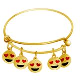 钛钢EMOJI手镯 VBA004 柒珠网 钛钢EMOJI手镯